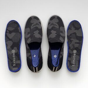 Rothy’s The Original Slip On Sneaker size 6.5 Women's Grey Camo - Washable